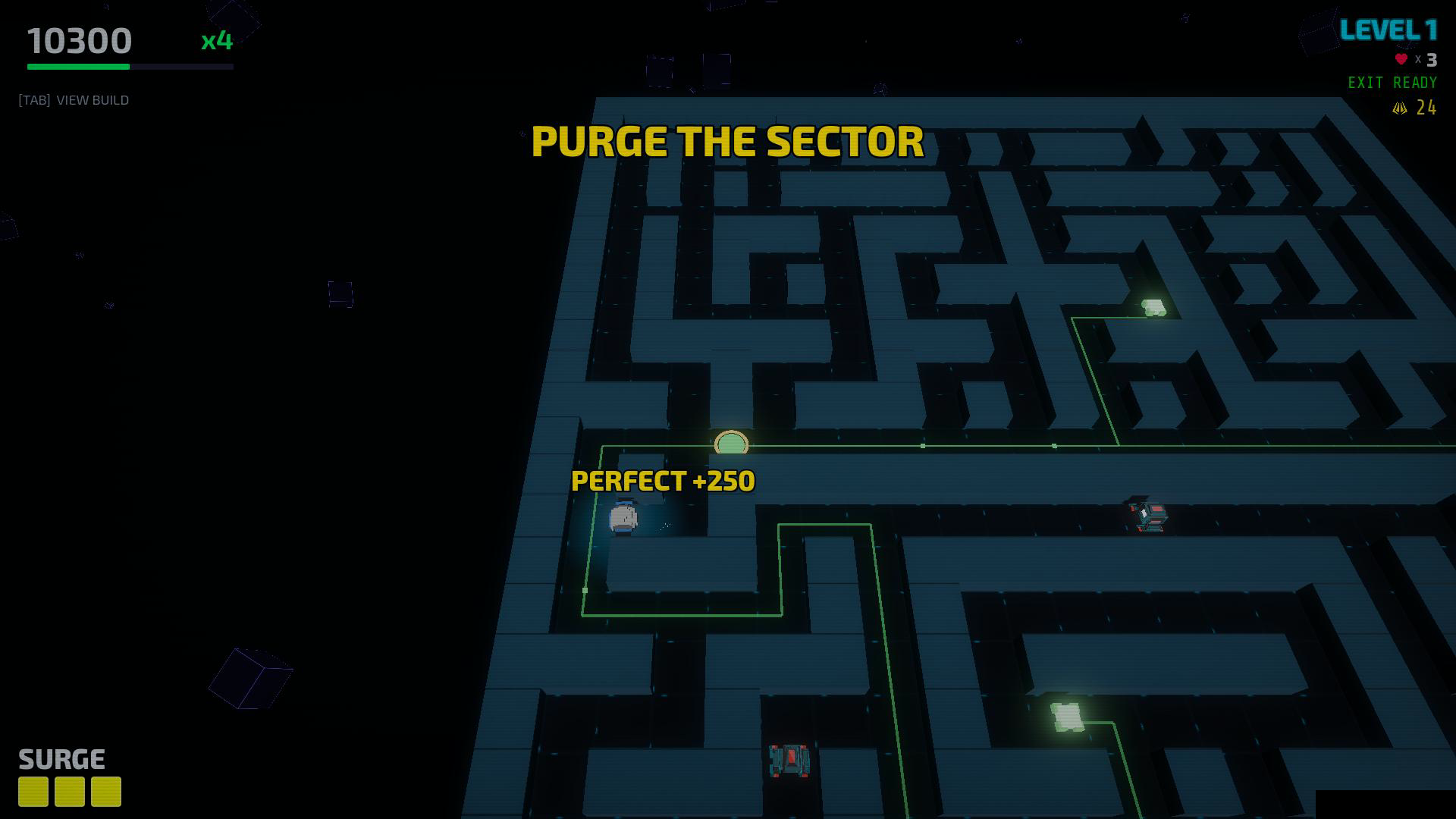 Perfect turn scoring mid-run